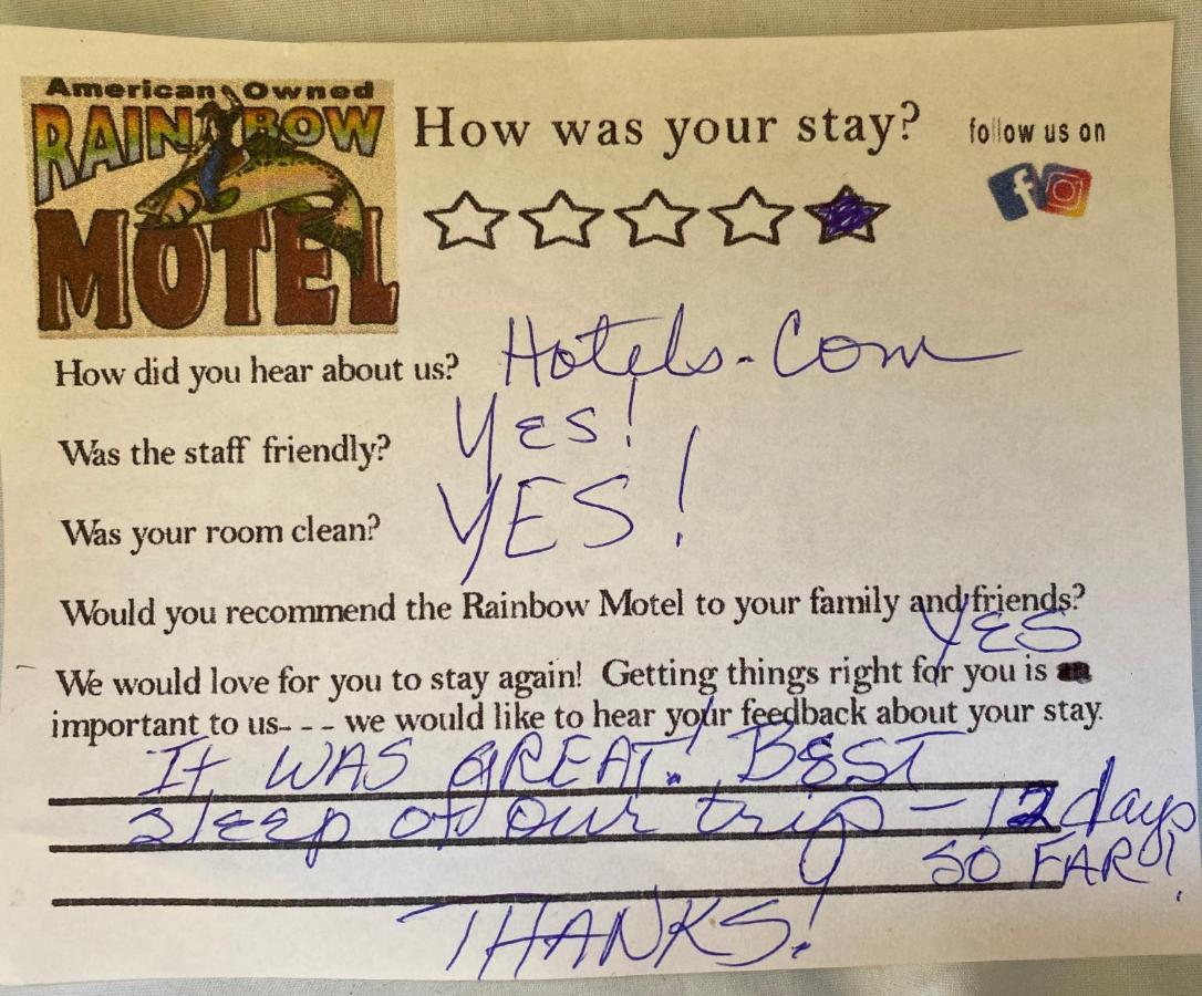 Rainbow Motel Thermopolis Εξωτερικό φωτογραφία